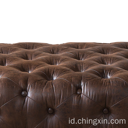 Furniture Ruang Tamu Tufted Chesterfield Ottoman CX603